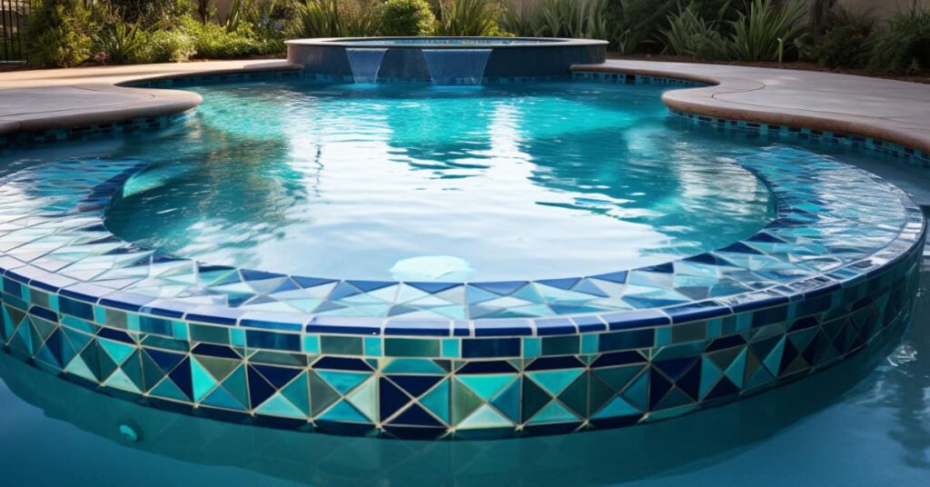 Decorative Pool &Amp; Spa Mosaic Tile Ideas For Florida Swimming Pools